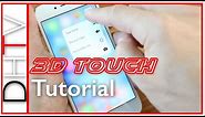 How To Use 3D Touch Tutorial - iPhone 6s & 6s Plus Tips