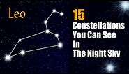 15 Famous Constellations You Can See In The Night Sky | Animation