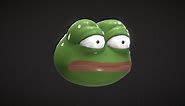 Nervous Pepe - Buy Royalty Free 3D model by ÆON (@xaeon)