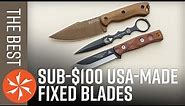 Best USA-Made Fixed Blades Under $100 in 2021