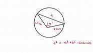 SOLVED:Two 24 -centimeter radii of a circle form a central angle measuring 126^∘ . What is the length of the chord connecting the two radii?