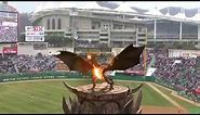 [SKTelecom 5G]SK Telecom Uses 5G AR to Bring Fire-Breathing Dragon to Baseball Park