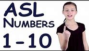ASL Numbers 1-10 | Sign Language