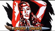 Nikki Bella is fearless on the canvas!: WWE Canvas 2 Canvas