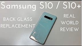 Samsung Galaxy S10 / S10 Plus Back Glass Replacement (How to fix the back for ~$17)
