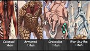 All Ancient Titans (Chapter 135/136) - Attack On Titan Season 4 Part 2 | Shingeki No Kyojin