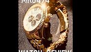 Michael Kors Men's Watch MK8494 Review-Unboxing (The golden Michael Kors watch )