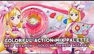 COLORFUL ACTION MIX PALETTE - New Hirogaru Sky PreCure Weapon! Cure Butterfly's solo attack?!