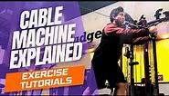 Planet Fitness Cable Machine Exercises (HOW TO USE / CABLE ATTACHMENTS!)