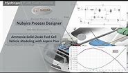 Ammonia Solid Oxide Fuel Cell Vehicle Modeling with Aspen Plus