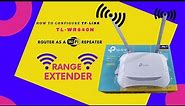 How to Configure TP-LINK (TL-WR840N) Router As a Wi-Fi Repeater/ Range Extender