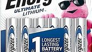 Energizer Ultimate Lithium AA Batteries (6 Pack), 1.5V Lithium Double A Batteries