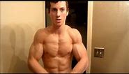 Teen Bodybuilder Zach Full Body Flexing Tour and Posing Muscle with Oil