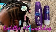 Toddler 4C Wash Day | Ausie Moist, shea moisture, hair growth