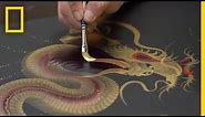 The Art of Single Stroke Painting in Japan | National Geographic