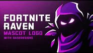 Fortnite Raven eSports Logo | How to create Mascot Logos with DaseDesigns