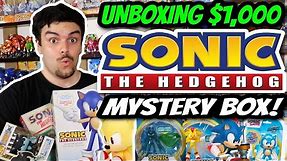 Unboxing $1,000 Sonic The Hedgehog Mystery Box! - Rare Toys, Plush & Collectables!