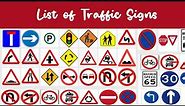 List Of Road Signs, Traffic Signs, Street Signs with Pictures | English Vocabulary