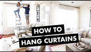 How to Hang Curtains (in 4 Easy Steps)