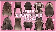 GET ALL 16+ FREE BROWN HAIRS IN ROBLOX NOW! 💖✨ (2024)