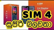 4 SIM Mobile - Greentel T40 - GreenTel Mobile Phones