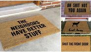 53 Funny Doormats -  The Craziest & Most Humorous Doormats to Welcome Guests!