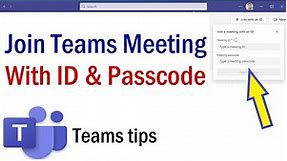 How To Join A Teams Meeting | How To Join Teams Meeting With Meeting Id | Join Meeting With Code