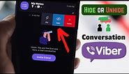 How To Hide and Unhide Viber Chat [2023]
