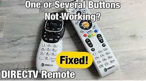 DIRECTV Remote Not Working? One Button, Some Buttons or All Buttons Don't Work? Try This First!