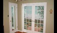 Handpainted Trompe l'oeil French doors - From ugly to amazing!