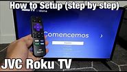 JVC Roku TV: How to Setup (step by step)
