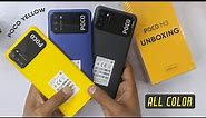 Poco M3 Yellow Color Unboxing | All Colours of Poco M3 | Stock Availability
