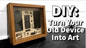 Don't Throw Your Old Phone Away! Build a DIY Shadow Box iPhone Case! - iPhone Art