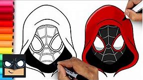 How To Draw Miles Morales Spider-Man | Step By Step Tutorial
