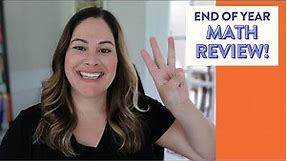 End of the Year Math Games for Review // K-2 end of year math activities