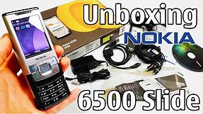 Nokia 6500 Slide Silver Unboxing 4K with all original accessories RM-240 review
