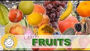 Learn Fruit for Kids - Real Fruits and Fruits Cross Section Pictures