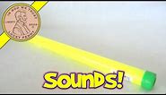 Novelty Yellow Groan Tube Noise Maker Stick