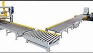 Inline Empty Pallet Dispenser & Turntable Conveyor & Palletizing & Pallet Wrapping System Solution