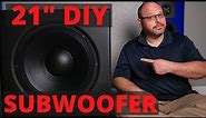 21 Inch GSG Audio DIY Subwoofer build guide! ► Order with code: Jilesgsg