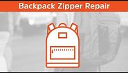 BACKPACK ZIPPER REPAIR - How to fix a broken zipper on a backpack, luggage, purse or boots