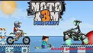 Moto X3M Pool Party Full Gameplay Walkthrough All Levels