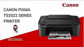 Canon Pixma TS3522 Printer Setup Guide