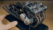 Heavy Weathering! Honda CB750F Engine Build (Tamiya 1/6)