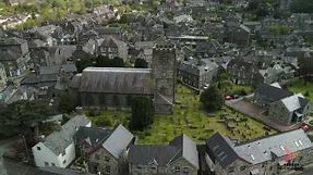 Dolgellau, Wales, aerial videography.