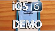 iPhone iOS 6 Hands-on Demo