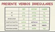 Aprender español: Presente verbos irregulares (nivel básico)