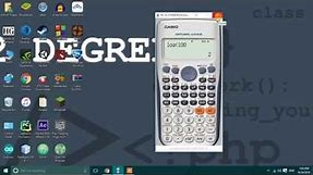 Download Casio Scientific Calculator on your computer For Free