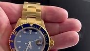 Rolex Submariner Yellow Gold Blue Dial 40mm Mens Watch 16618 Review | SwissWatchExpo