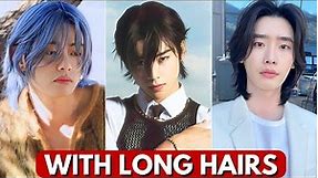 TOP 10 KOREAN ACTORS WITH LONG HAIR | LEE MIN HO | LEE JONG SUK | CHA EUN WOO